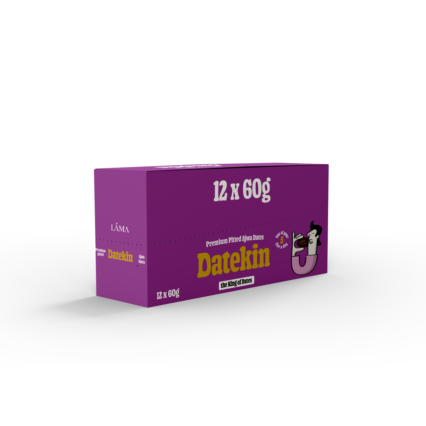 Datekin Ajwa Dates Snack Packs (60g) 12-Pack