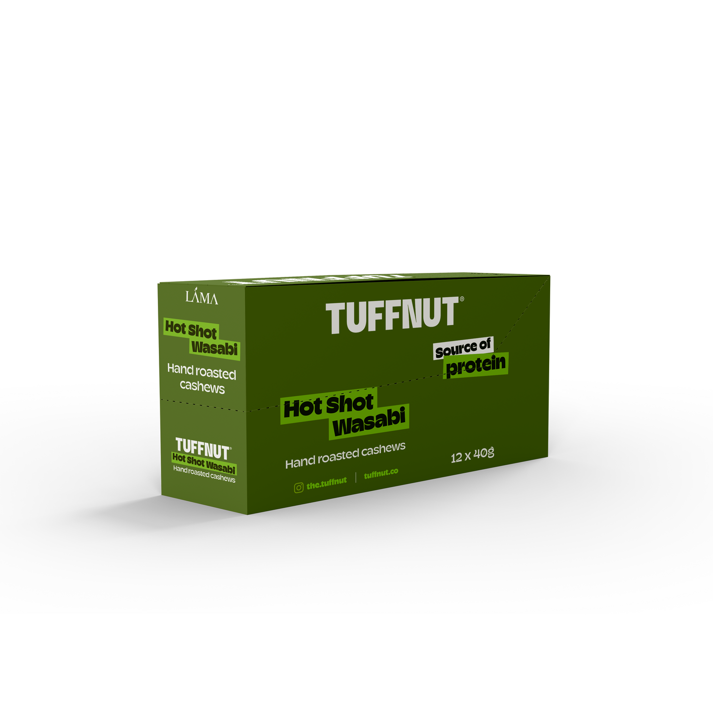 TuffNut Hot Shot Wasabi Hand Roasted Cashews