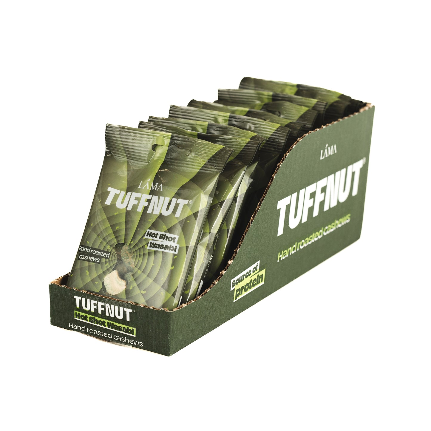 TuffNut Hot Shot Wasabi Hand Roasted Cashews