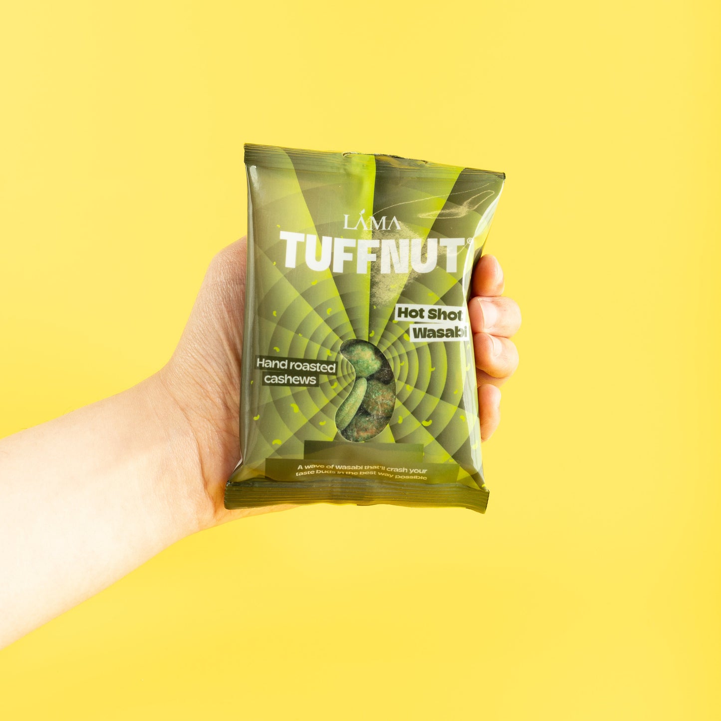 TuffNut Hot Shot Wasabi Hand Roasted Cashews