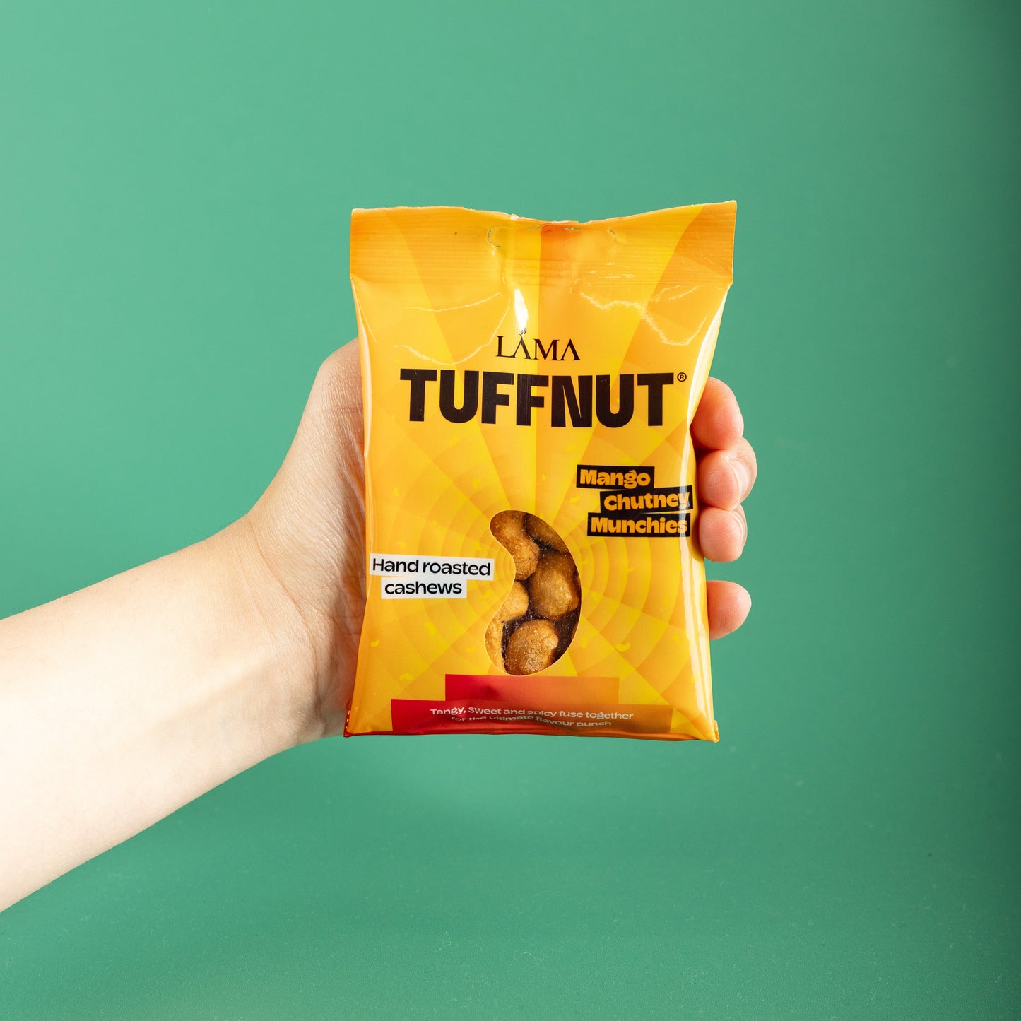 TuffNut Mango Chutney Munchies Hand Roasted Cashews