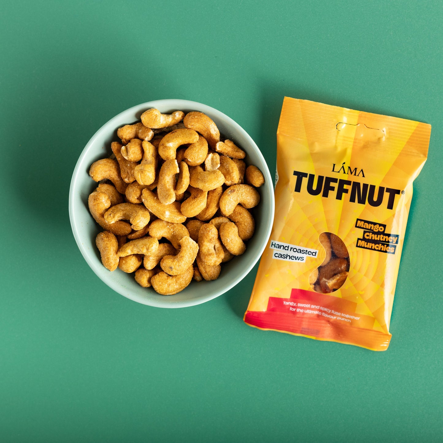TuffNut Mango Chutney Munchies Hand Roasted Cashews