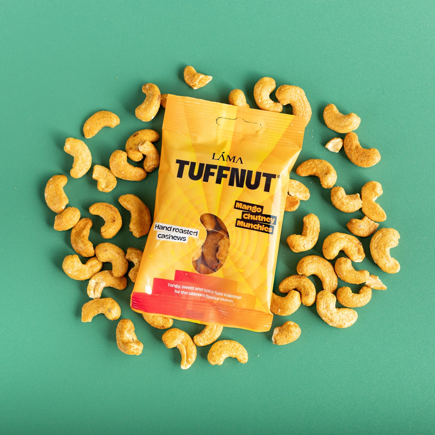 TuffNut Mango Chutney Munchies Hand Roasted Cashews