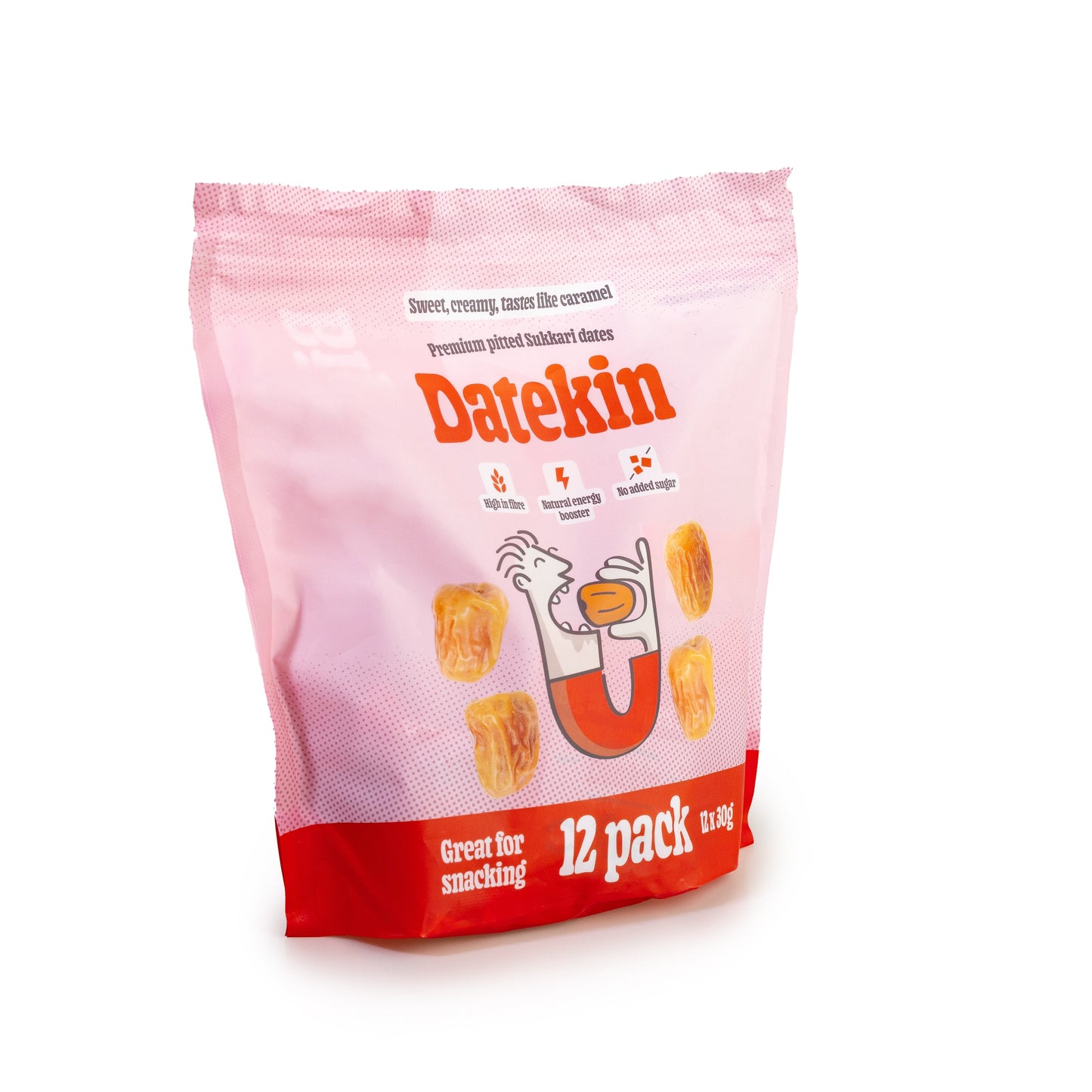 Datekin Sukkari Dates Family Bag (10 x 12 x 30g Packs)