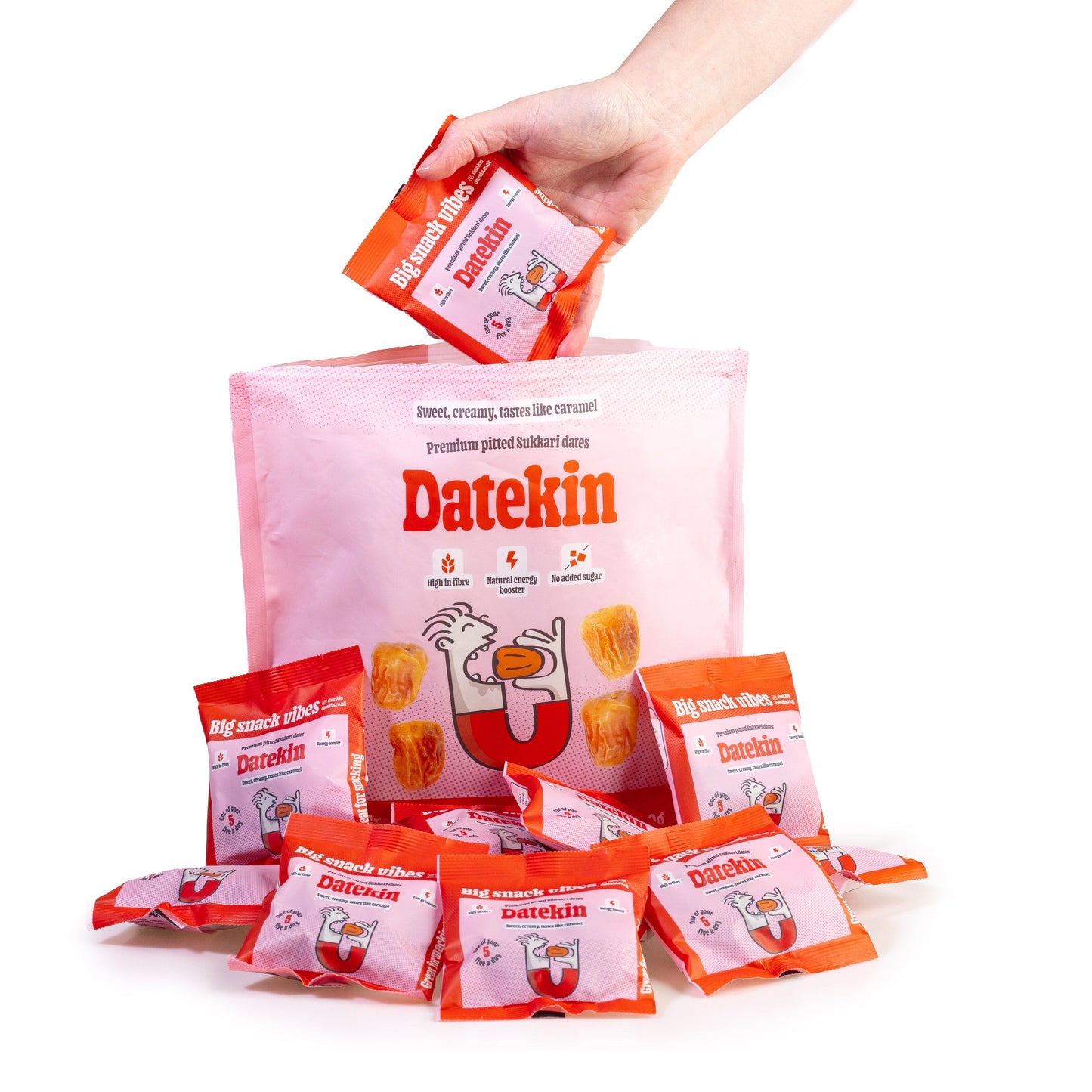 Datekin Sukkari Dates Family Bag (10 x 12 x 30g Packs)