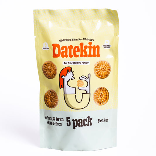 Datekin Date Filled Whole Wheat & Bran Cakes No Added Sugar (1 x 5 Pack)