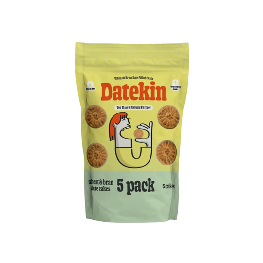 Datekin Date Filled Whole Wheat & Bran Cakes No Added Sugar (1 x 5 Pack)