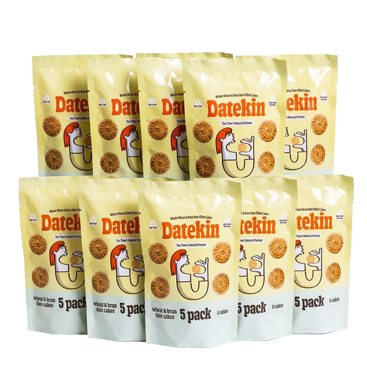Datekin Date Filled Whole Wheat & Bran Cakes No Added Sugar (12 x 5 Pack)