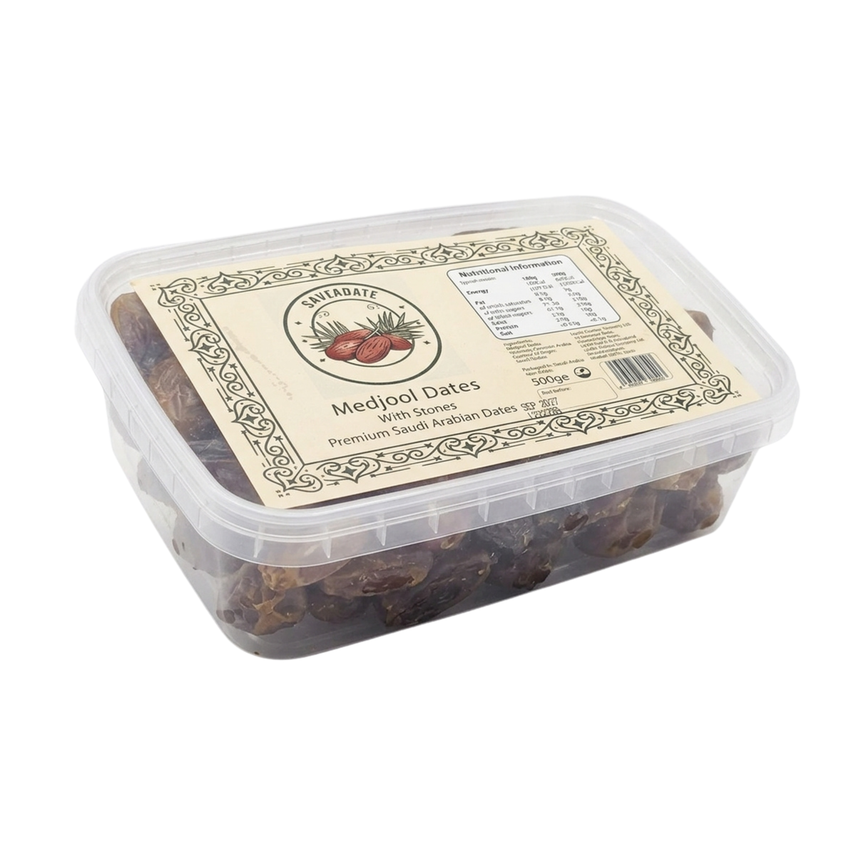 SaveADate Medjool Dates With Stone 500g