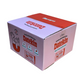 A pink and white Datekin box shows a cheerful cartoon character promoting Premium Sukkari Dates (4x12 Pack) as naturally sweet and healthy. The package features contact information and the brand logo, Lama.